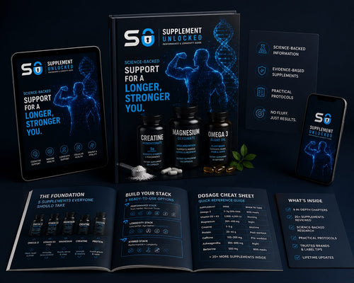 Supplement Unlocked - Performance Recovery and Longevity Guide - Digital PDF Download