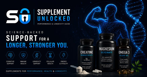 Science-backed supplement guide for performance health and longevity - Supplement Unlocked